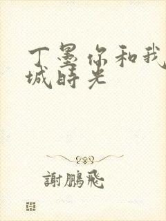 丁墨你和我的倾城时光