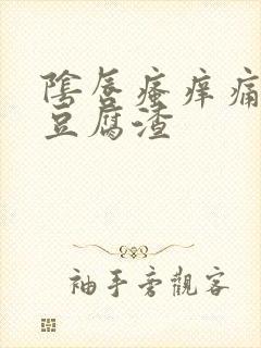 阴唇瘙痒痛白带豆腐渣