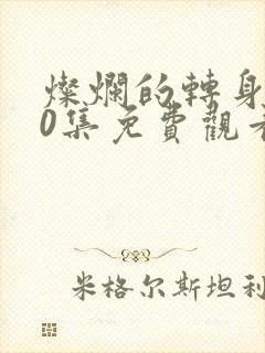 灿烂的转身剧40集免费观看封面