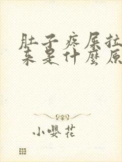 肚子疼屎拉不出来是什么原因