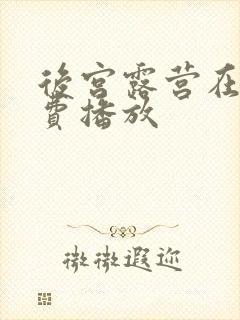 后宫露营在线免费播放封面