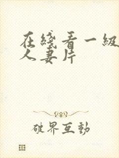 在线看一级一级人妻片