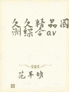 久久精品国产亚洲综合av封面