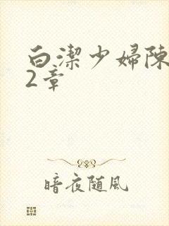 白洁少妇陈三52章