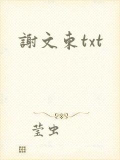 谢文东txt