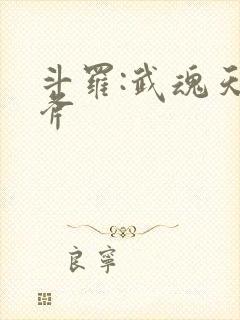 斗罗:武魂天罡斧