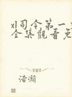 xl司令第一季全集观看免费