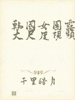 韩国女团露黑毛大尺度视频封面