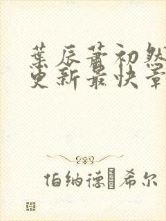 叶辰萧初然刚刚更新最快章节