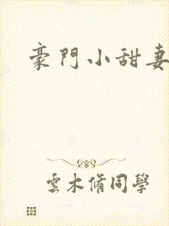 豪门小甜妻小说