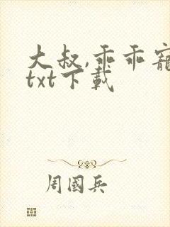 大叔,乖乖宠我txt下载
