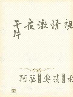 午夜激情视频毛片