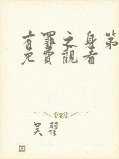 有罪之身第五集免费观看封面