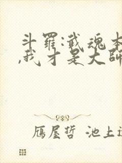 斗罗:武魂本体,我才是大师免费阅读