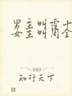 男主叫霍十月,女主叫周金也的小说封面