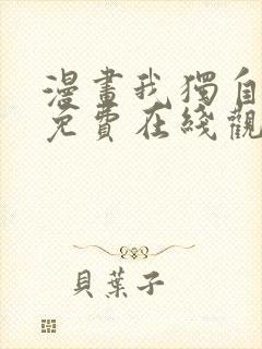 漫画我独自升级免费在线观看封面