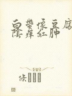 白带像豆腐渣外阴痒红肿