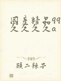 国产精品99久久久久久a