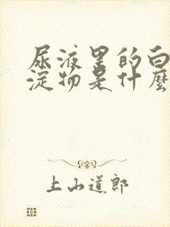 尿液里的白色沉淀物是什么