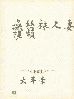 操丝袜人妻的逼视频