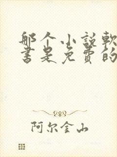 那个小说软件听书是免费的