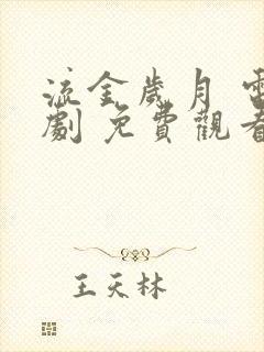 流金岁月 电视剧 免费观看封面