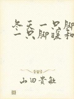 冬天一只脚冰凉一只脚暖和是怎么回事封面