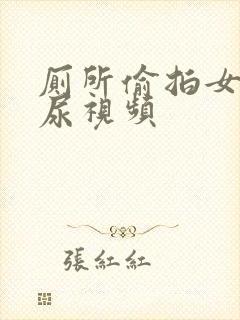 厕所偷拍女人撒尿视频