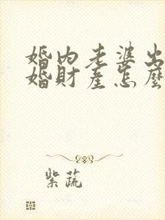 婚内老婆出轨离婚财产怎么分割