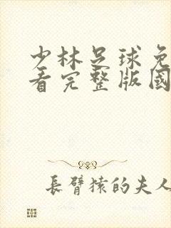 少林足球免费观看完整版国语高清