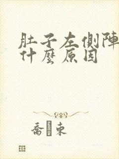 肚子左侧阵痛是什么原因封面