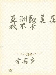 亚洲欧美在线播放不卡