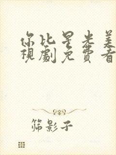 你比星光美丽电视剧免费看封面
