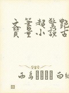 文笔超惊艳的高质量小说古言封面