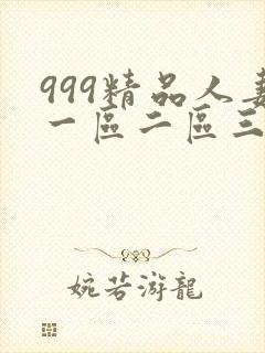 999精品人妻一区二区三区
