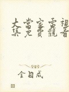 大当家电视剧全集免费观看高清