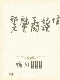 邪魅王妃俏王爷免费阅读