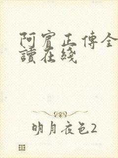 阿宾正传全文阅读在线