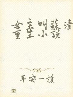 女主叫苏清浅的重生小说