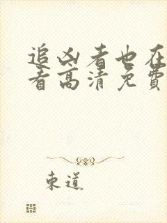 追凶者也在线观看高清免费