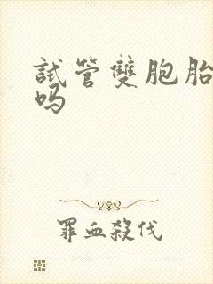 试管双胞胎安全吗