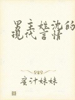 男主姓沈的小说现代言情