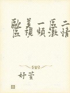 欧美一区二区三区视频激情视频