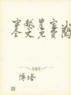 穿越农家小日子全文免费阅读