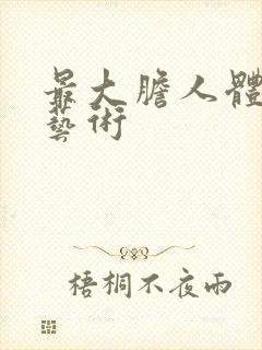 最大胆人体裸体艺术