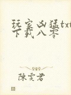 玩家凶猛txt下载八零