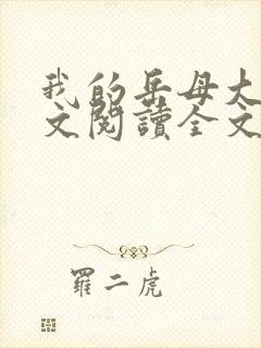 我的岳母大人全文阅读全文封面