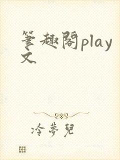 笔趣阁play文封面