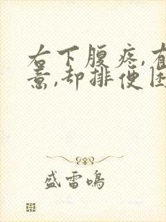 右下腹疼,有便意,却排便困难封面