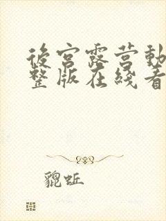 后宫露营动漫完整版在线看观看免费封面